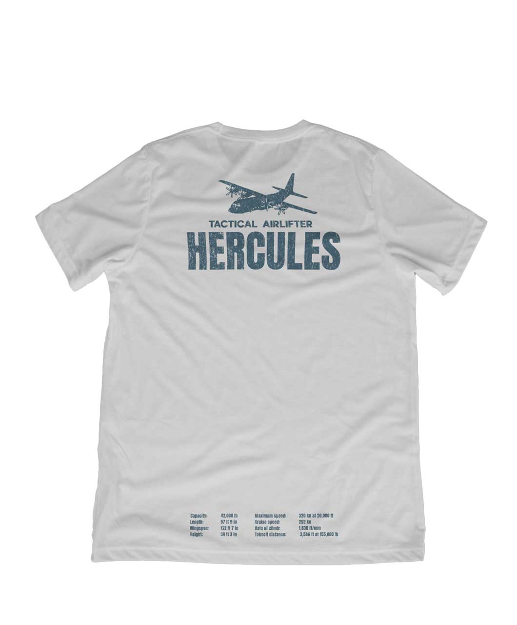 Hercules_04 Polera HERCULES – TACTICAL AIRLIFTER vista espalda