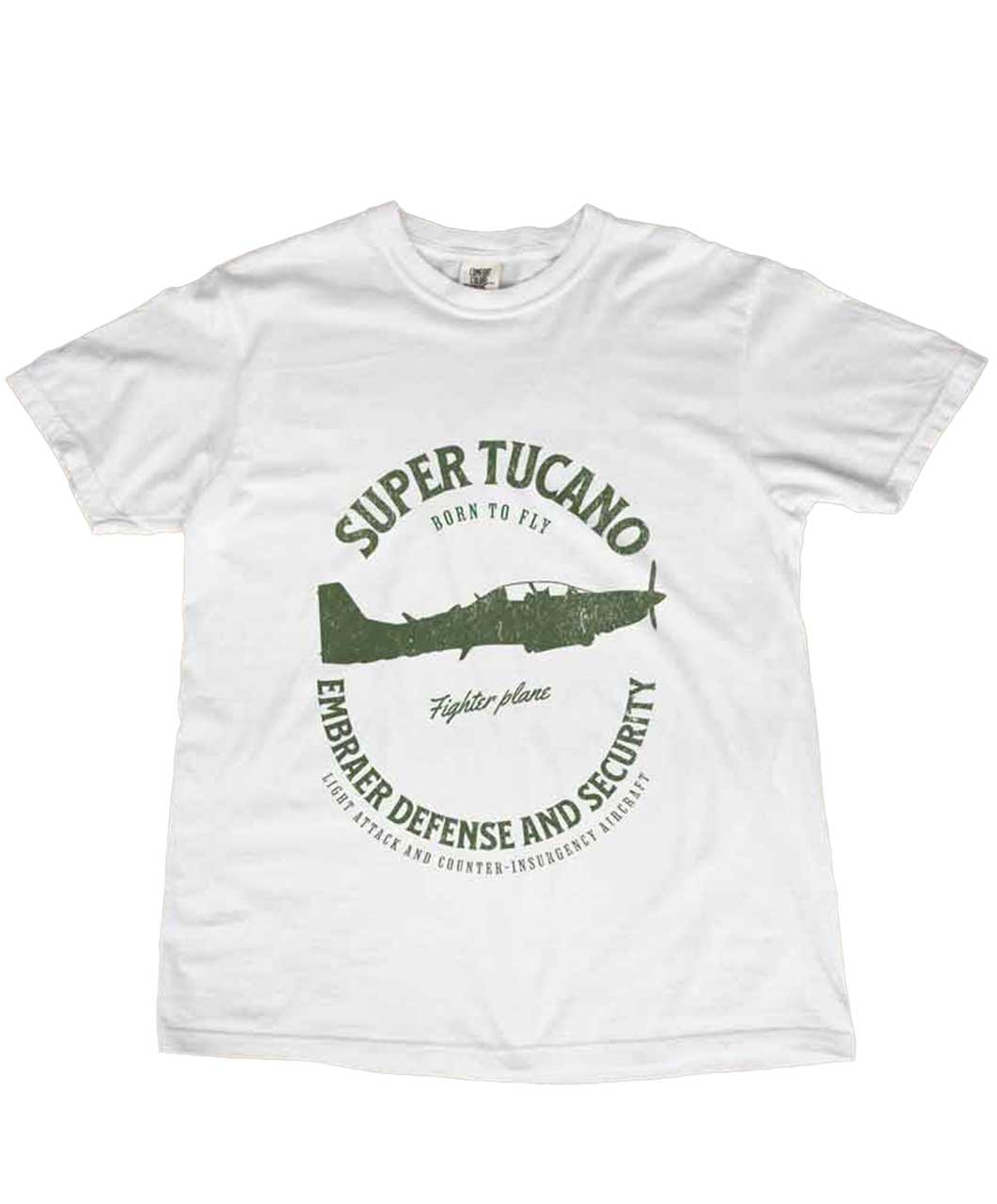 SuperTucano_01 Polera Super Tucano A-29 con estampado del avión de ataque ligero de la aviación militar