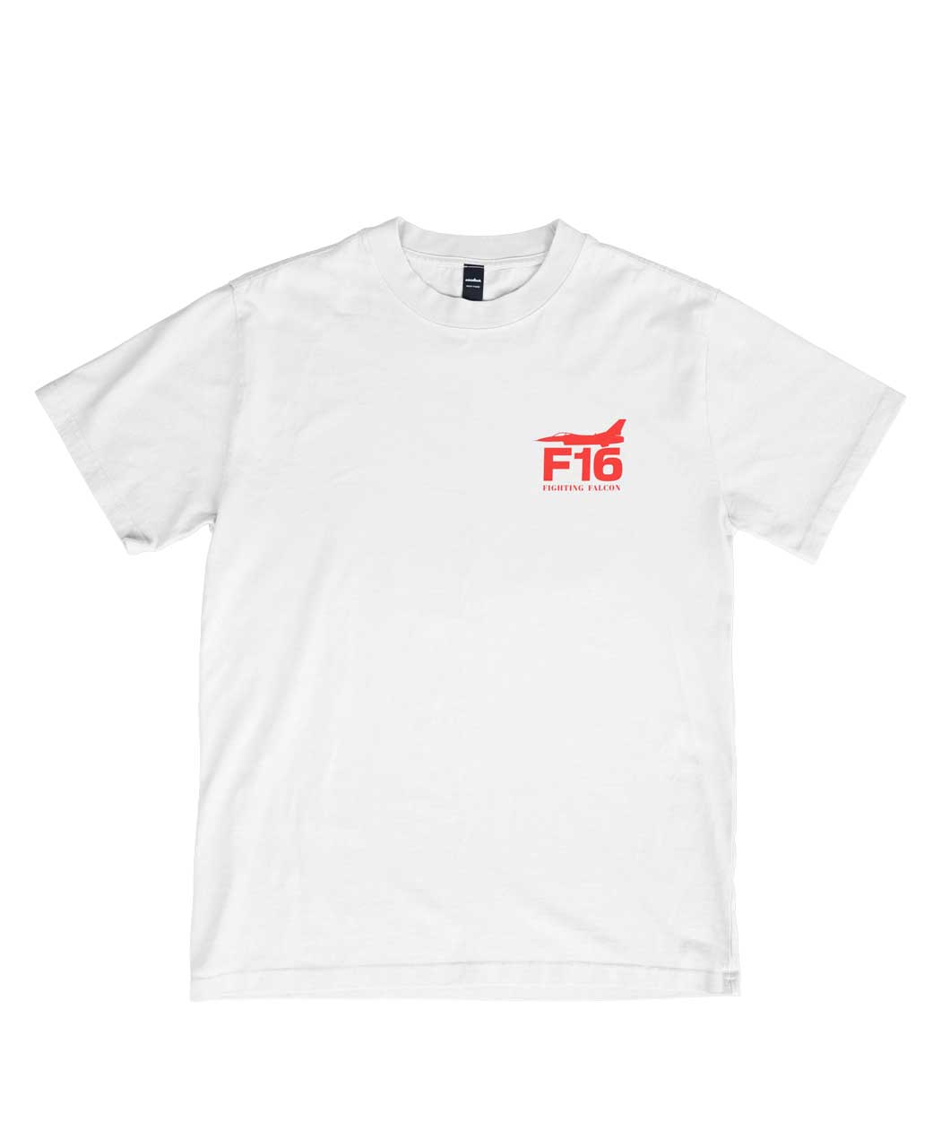 20 polera blanca VIPER-CHILE con logo F-16 frontal